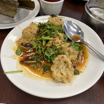 Dim Sum House - Shrimp Wonton w/Spicy Sauce - Dim Sum Near Me - Los Angeles, California