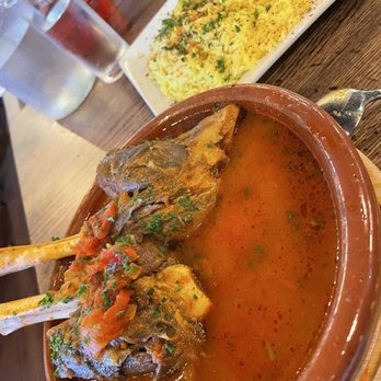 Roz Grill - Lamb Shank - Mediterranean Near Me - Charlotte, North Carolina Roz Grill - Lamb Shank - Mediterranean Near Me - Charlotte, North Carolina