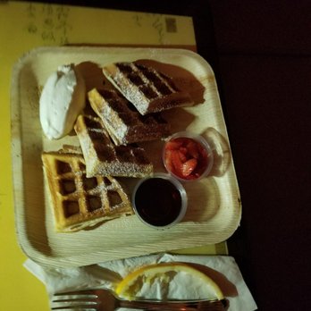Body by Brooklyn - Waffles with strawberries and Apple syrup... That fluffy white stuff was bomb.com - Day Spas Near Me - Brooklyn, New York