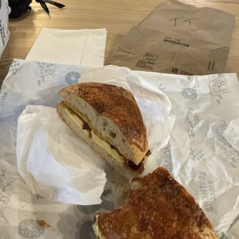 Brothers Bagel - BEC on Asiago, very good. - Bagels Near Me - Chattanooga, Tennessee Brothers Bagel - BEC on Asiago, very good. - Bagels Near Me - Chattanooga, Tennessee