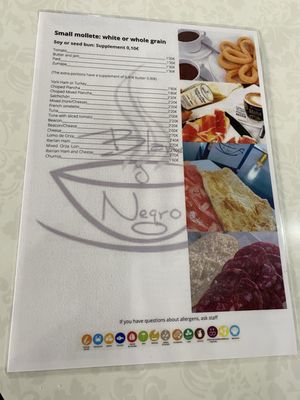 Menu photo 1 Blanco y Negro Ronda, MA