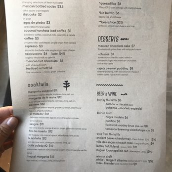 Doña - Menu - Mexican Near Me - Oakland, California