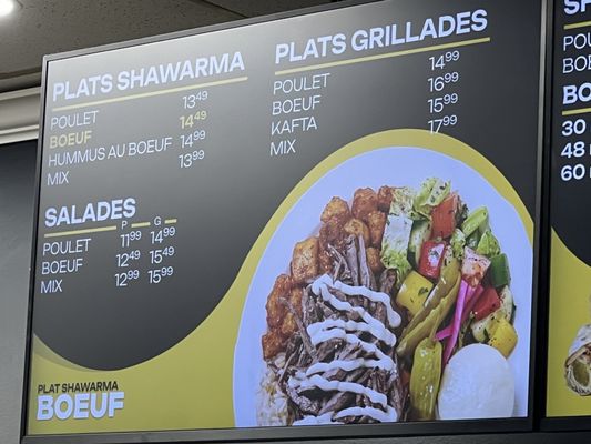 Menu photo 3 Shawarma Moods Laval, QC