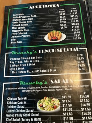 Menu photo 1 Munchy’s Pizza & Wings Deerfield Beach, FL Menu photo 1 Munchy’s Pizza & Wings Deerfield Beach, FL