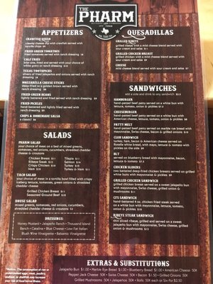 Menu photo 7 The Pharm Restaurant Buffalo, TX Menu photo 7 The Pharm Restaurant Buffalo, TX