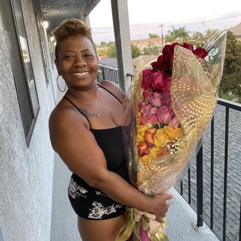 Angeluck Custom Design - 52 colored roses - Florists Near Me - Torrance, California Angeluck Custom Design - 52 colored roses - Florists Near Me - Torrance, California