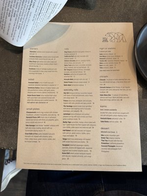Menu photo 7 Kuma Sushi + Sake San Francisco, CA