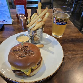 Brookside Golf Club Restaurant - Happy hour, smash burger, and fries for thirteen dollars. - American Near Me - Pasadena, California Brookside Golf Club Restaurant - Happy hour, smash burger, and fries for thirteen dollars. - American Near Me - Pasadena, California