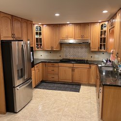 Ray's Straight Line Painting - BEFORE photo of our kitchen