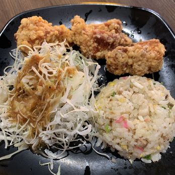 Jidaiya Ramen Dining - Fried chicken with salad and fried rice - Ramen Near Me - Gardena, California Jidaiya Ramen Dining - Fried chicken with salad and fried rice - Ramen Near Me - Gardena, California