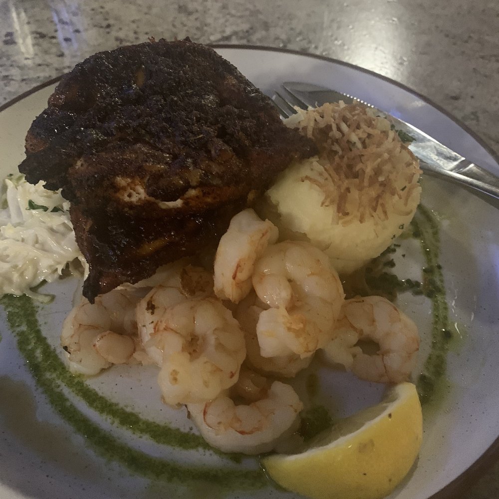 Earls Kitchen + Bar - Blackened chicken with mashed potatoes and shrimp add on - Canadian (New) Near Me - North York, Ontario Earls Kitchen + Bar - Blackened chicken with mashed potatoes and shrimp add on - Canadian (New) Near Me - North York, Ontario