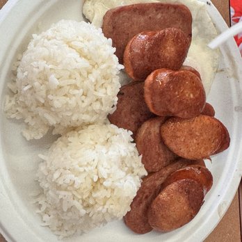 Button Up Cafe - 9. Classic Breakfast with spam and Portuguese sausage - Breakfast & Brunch Near Me - Pearl City, Hawaii Button Up Cafe - 9. Classic Breakfast with spam and Portuguese sausage - Breakfast & Brunch Near Me - Pearl City, Hawaii