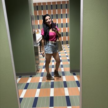 Austin Opera - Full size window in the ladies bathroom - Opera & Ballet Near Me - Austin, Texas