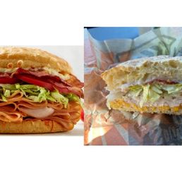 Left: menu picture Right: what I got Left: menu picture Right: what I got