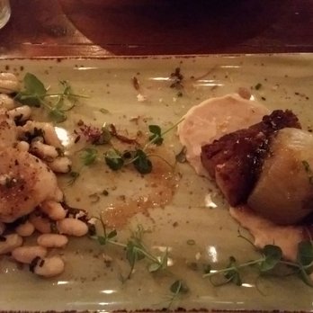 Wahoo! Grill - Pork belly & scallops. - Seafood Near Me - Decatur, Georgia