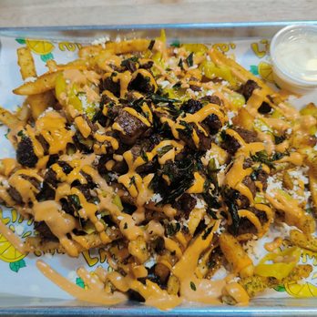 Limoné Mediterranean - Feta fries W/ Steak - Mediterranean Near Me - Glendora, California Limoné Mediterranean - Feta fries W/ Steak - Mediterranean Near Me - Glendora, California