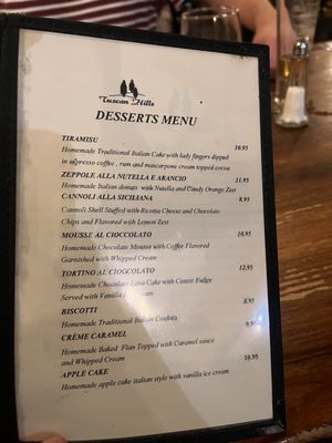 Menu photo 1 Tuscan Hills Forest Hills, NY Menu photo 1 Tuscan Hills Forest Hills, NY