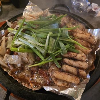 The Crew - Small beef intestines with tteok-bokki and potatoes 5/5 - Korean Near Me - San Francisco, California