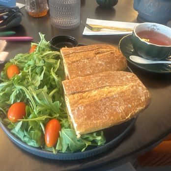 Oda Cafe - Fresh Mozzarella sandwich. Side salad. Passions fruit tea - Modern European Near Me - Staten Island, New York Oda Cafe - Fresh Mozzarella sandwich. Side salad. Passions fruit tea - Modern European Near Me - Staten Island, New York