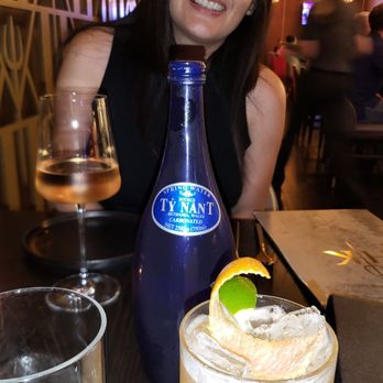 Hell's Kitchen - Paloma cocktail, rose wine Grenache, Ty Nant water, and of course, my beautiful wife... - Cocktail Bars Near Me - Funner, California