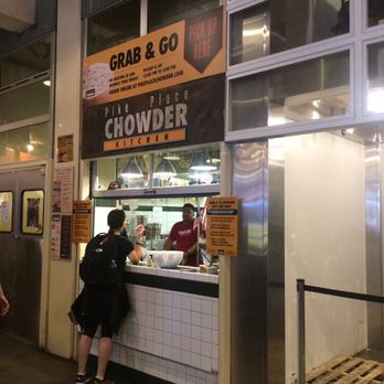 Pike Place Chowder - Pacific Place - Takeout in back. You have to order online - Seafood Near Me - Seattle, Washington Pike Place Chowder - Pacific Place - Takeout in back. You have to order online - Seafood Near Me - Seattle, Washington