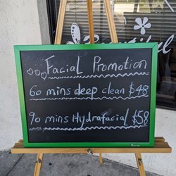 Current facial promos