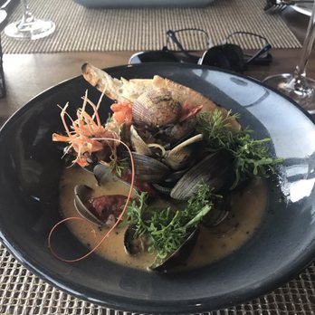Restaurant 917 - This was my favorite. Mussels in Thom ka broth. The broth is divine. - New American Near Me - Carson, California