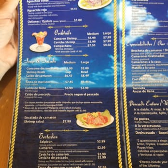 El Terco Seafood - menu - Seafood Near Me - McAllen, Texas