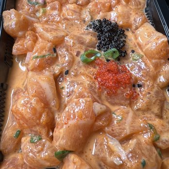 Basa Seafood Express - Spicy Salmon Poke - Seafood Near Me - San Francisco, California Basa Seafood Express - Spicy Salmon Poke - Seafood Near Me - San Francisco, California