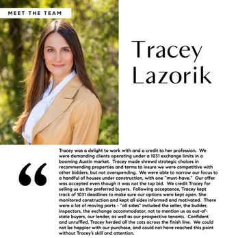 Tracey Lazorik Realtor - Compass - Client Review - Real Estate Agents Near Me - Austin, Texas Tracey Lazorik Realtor - Compass - Client Review - Real Estate Agents Near Me - Austin, Texas
