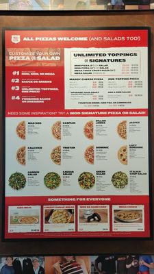 Menu photo 2 MOD Pizza Tigard, OR