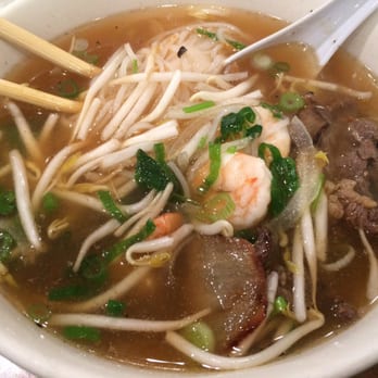 Pho Tasty - Delicious Pho but only two pieces of shrimp, it's okay I ordered BBQ beef on the side and it was delish! - Vietnamese Near Me - Artesia, California Pho Tasty - Delicious Pho but only two pieces of shrimp, it's okay I ordered BBQ beef on the side and it was delish! - Vietnamese Near Me - Artesia, California
