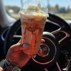 Biscuitville - Caramel iced coffee