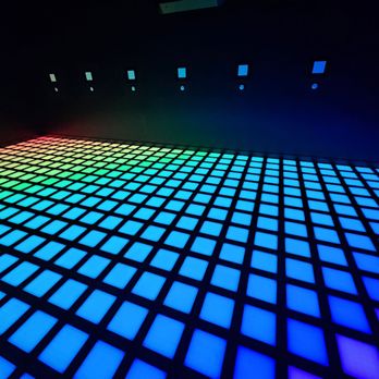 Activate Sterling - Rainbow tiles inside one of the rooms. - Team Building Activities Near Me - Sterling, Virginia