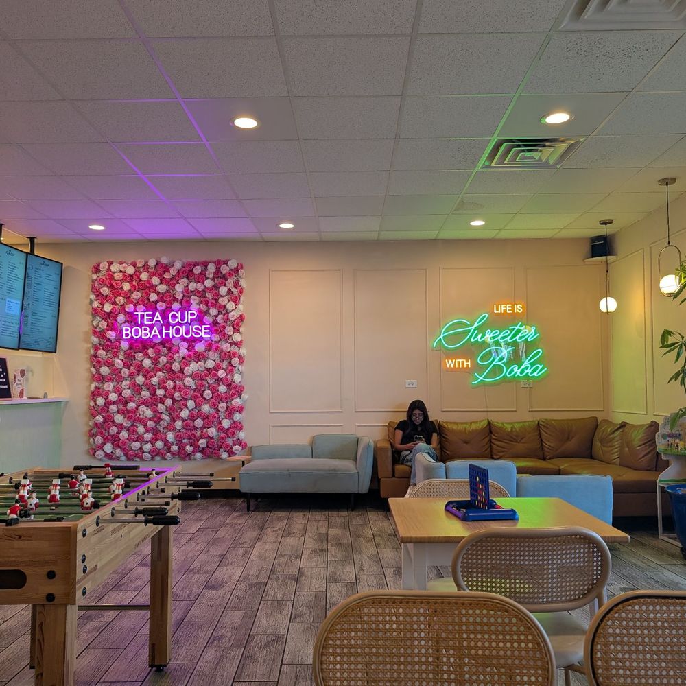 Tea Cup Boba House - Seating - Bubble Tea Near Me - Austin, Texas Tea Cup Boba House - Seating - Bubble Tea Near Me - Austin, Texas