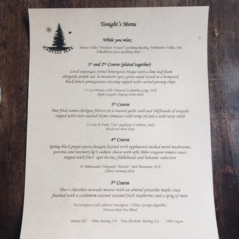Harvest Beat - Menu on June 7, 2019 menu at Harvest Beat in Wallingford. - Vegetarian Near Me - Seattle, Washington
