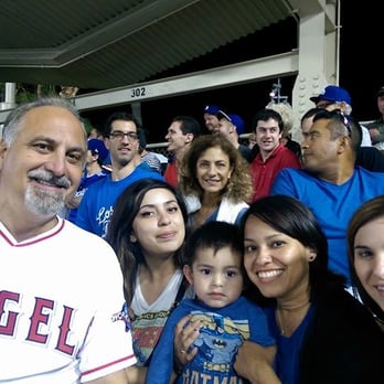 Stephen J Giovanisci, DDS - Dr. G and the staff at the Dodger game! Go Blue! - Orthodontists Near Me - Montrose, California Stephen J Giovanisci, DDS - Dr. G and the staff at the Dodger game! Go Blue! - Orthodontists Near Me - Montrose, California