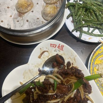 Special Noodle - mongolian beef, spicy pork dumplings, spicy green beans - Noodles Near Me - Las Vegas, Nevada Special Noodle - mongolian beef, spicy pork dumplings, spicy green beans - Noodles Near Me - Las Vegas, Nevada