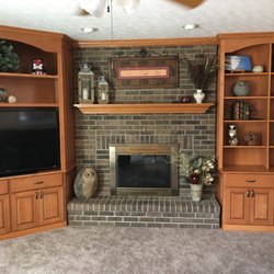 JONA Custom Woods and Design - custom built ins around fireplace