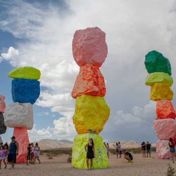 Seven Magic Mountains - Public Art Near Me - Las Vegas, Nevada
