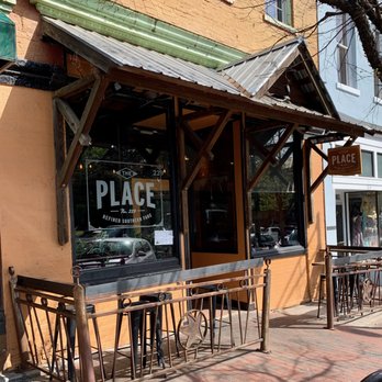 The Place - the outside of a restaurant with tables and chairs - Southern Near Me - Athens, Georgia The Place - the outside of a restaurant with tables and chairs - Southern Near Me - Athens, Georgia