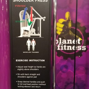 Planet Fitness - Clear instructions and illustrations on how to use their modern equipments. - Gyms Near Me - Plainsboro, New Jersey Planet Fitness - Clear instructions and illustrations on how to use their modern equipments. - Gyms Near Me - Plainsboro, New Jersey