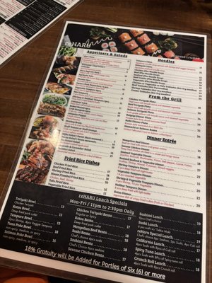 Menu photo 3 reHARU Sushi Anchorage, AK Menu photo 3 reHARU Sushi Anchorage, AK