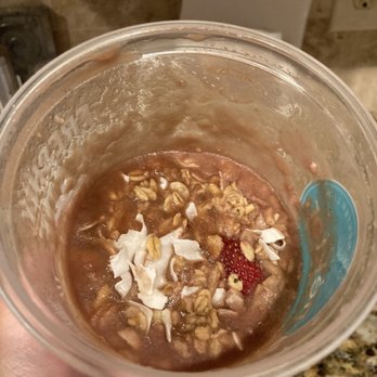 Nekter Juice Bar - At least I got a strawberry - Juice Bars & Smoothies Near Me - Southlake, Texas