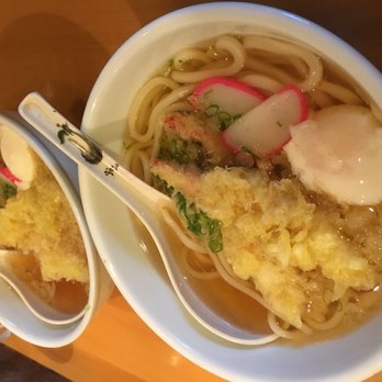 Jinbei - shrimp tempura w egg udon ($11.80/each) - Japanese Near Me - Irvine, California