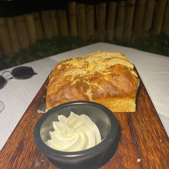 Sunset Monalisa - Bread with truffle butter - Mediterranean Near Me - Cabo San Lucas, BCS Sunset Monalisa - Bread with truffle butter - Mediterranean Near Me - Cabo San Lucas, BCS