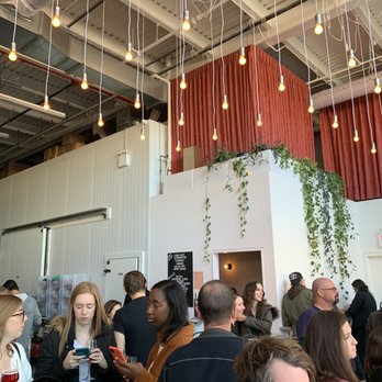 Grimm Artisanal Ales - A bit crowded for some bottle releases, but a very pretty venue - Breweries Near Me - Brooklyn, New York