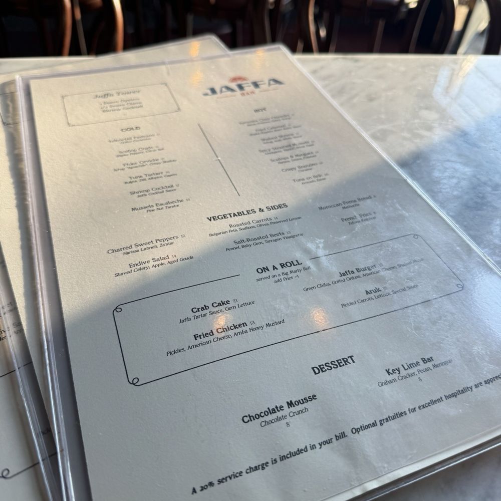Jaffa Bar - Menu - Cocktail Bars Near Me - Philadelphia, Pennsylvania Jaffa Bar - Menu - Cocktail Bars Near Me - Philadelphia, Pennsylvania