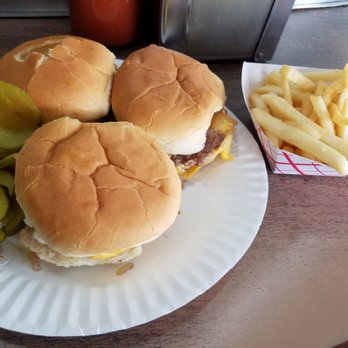 White Mana Diner - The Special: three cheeseburgers, large fries, medium drink - Burgers Near Me - Jersey City, New Jersey White Mana Diner - The Special: three cheeseburgers, large fries, medium drink - Burgers Near Me - Jersey City, New Jersey