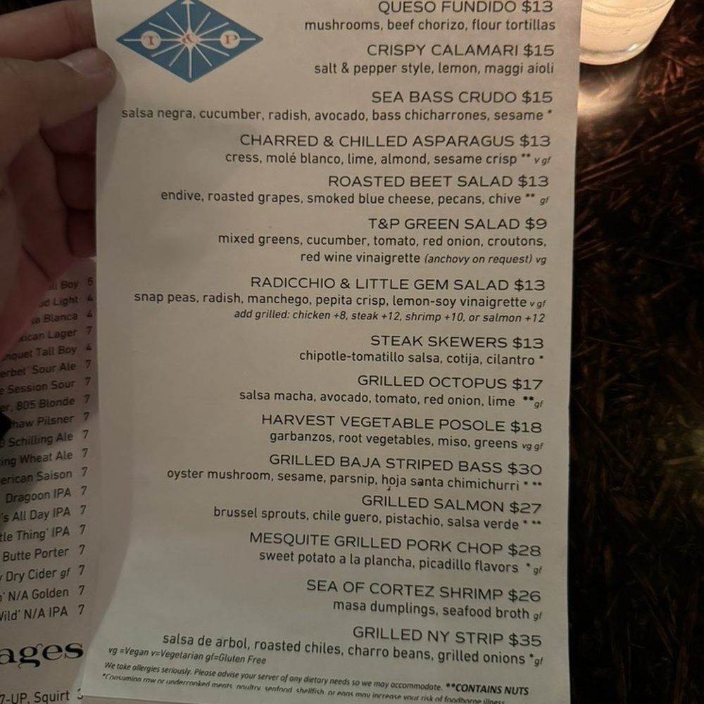 Tito & Pep - The Menu - New American Near Me - Tucson, Arizona Tito & Pep - The Menu - New American Near Me - Tucson, Arizona